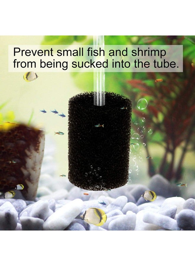 Senzeal 4PCS Pre-Filter Foam Sponge Roll Aquarium Filter Intake Cover for Aquarium Fish Tank(Medium) - Image 5