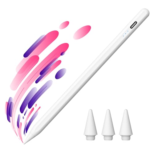 JAMJAKE iPad Pencil, No.1 Sales in US, Stylus with 10 Mins Faster Charge Compatible for 2018-2025 Apple iPad Gen (6/7/8/9/10/11)/ Air (3/4/5/M2/M3)/ Mini (5/6)/ Pro (11"/12.9"/M4), White - Image 1