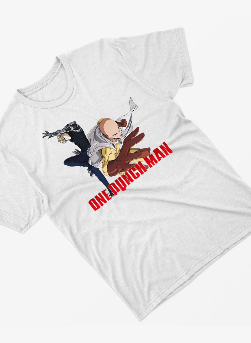 Fashion World Cotton T-shirt Printed with High-quality Anime One Punch Man - Image 2