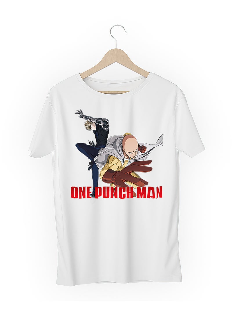 Fashion World Cotton T-shirt Printed with High-quality Anime One Punch Man - Image 3