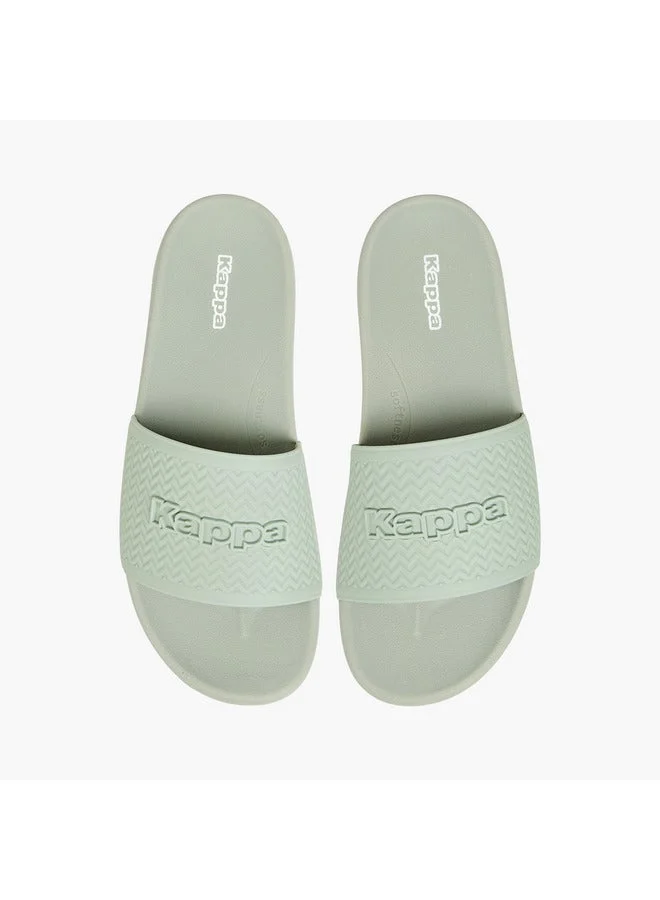 Kappa Women's Logo Embossed Flip Flops