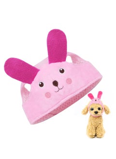 SYOSI Pet Rabbit Ears Hat Cartoon Pet Outfits, lovely Rabbit Ear Hat Rabbit Ears Pet Headband, Breathable Pet Headwear for Cats Small Dogs Daily Party Dress Up