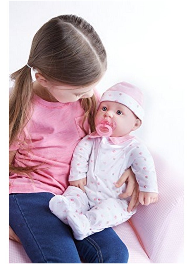 JC TOYS Caucasian 20Inch Large Soft Body Baby Doll La Baby Washable Removable Pink Outfit W Hat And Pacifier For Children 2 Years +  - Image 2