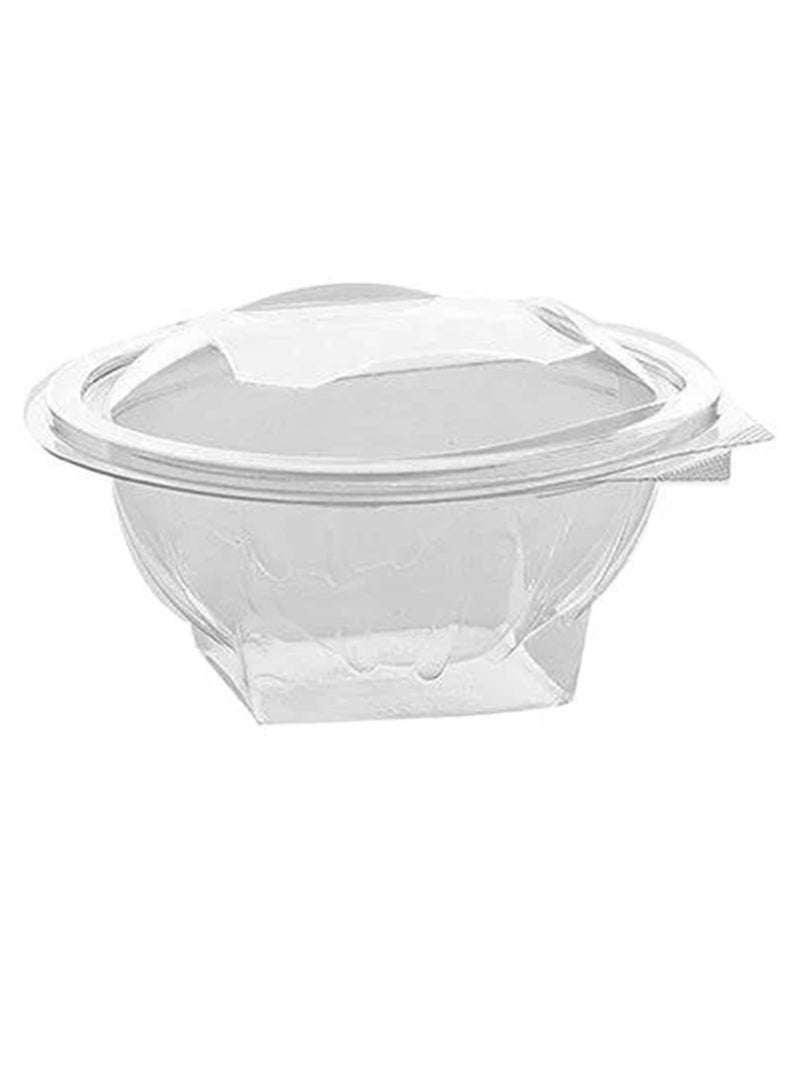 Ideal Pack Clear Hinged Flower Bowls – 24 oz | 10 Pieces | Disposable Plastic Salad & Dessert Containers with Lids | Secure, Stylish Packaging for Catering, Events, and Takeaway - Image 4