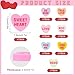 Qumenan 120 Pcs Valentine Conversation Heart Resin Pastel Candy Heart Ornaments for Table Decorations Vase Filler Valentines Wedding Home Table Party DecorMacaron - Image 4