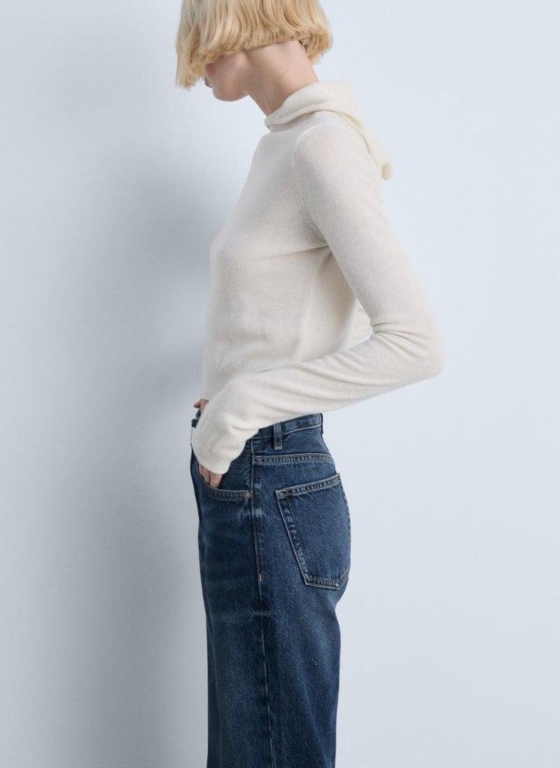 MANGO Miami Medium-Rise Straight-Fit Jeans  - Image 3