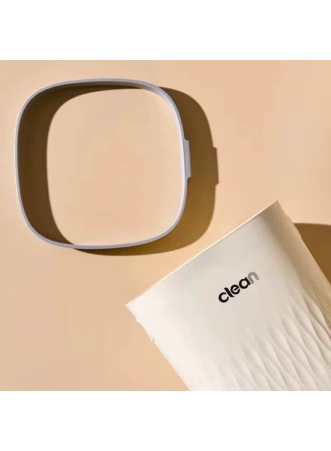 Clean Durable Plastic Trash Basket – Lightweight, Sturdy Waste Bin for Home, Office, or Outdoor Use – Easy to Clean and Portable Garbage Basket - Image 3