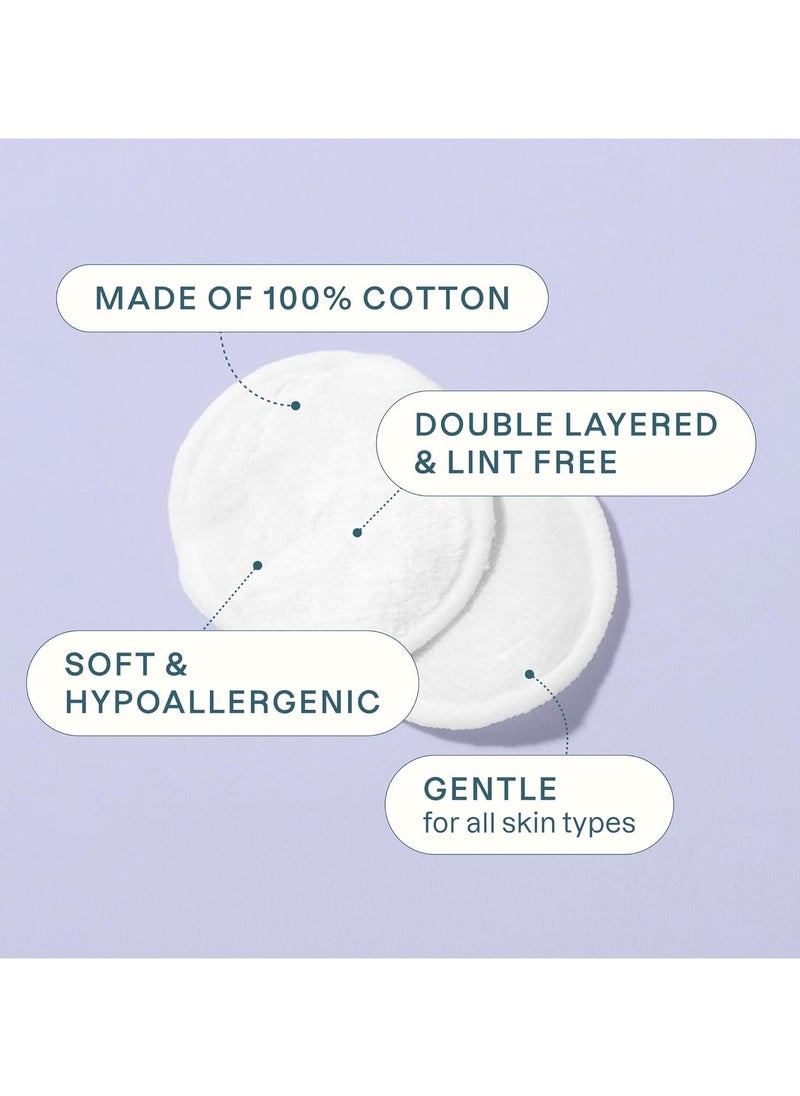 Norsina 3 Packs of Cotton Pads Soft & Gentle 80+20  - Image 3
