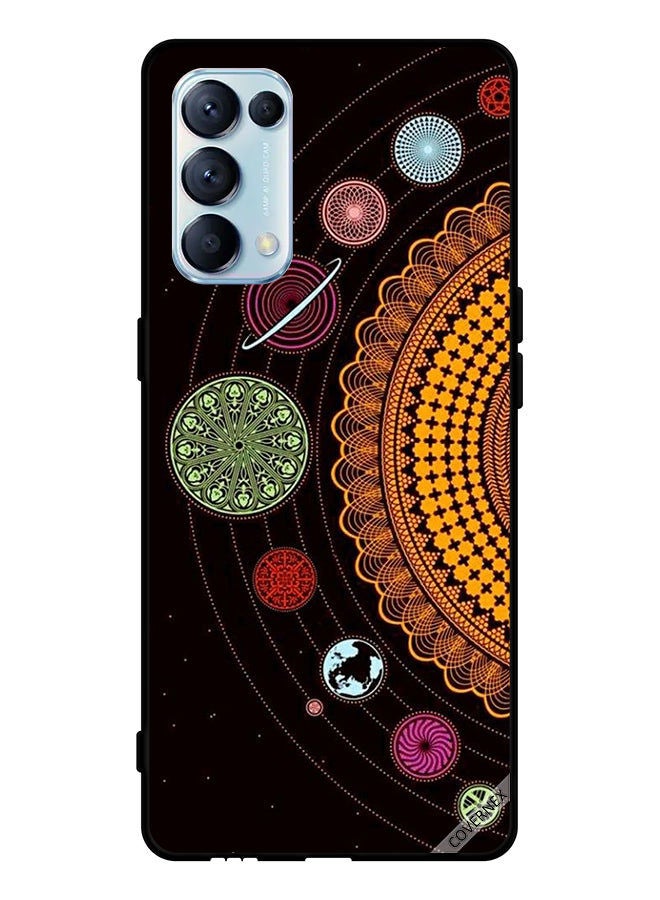 Covernex Protective Case Cover For Oppo Reno5 Pro 5G Mandala Space Shapes - Image 1