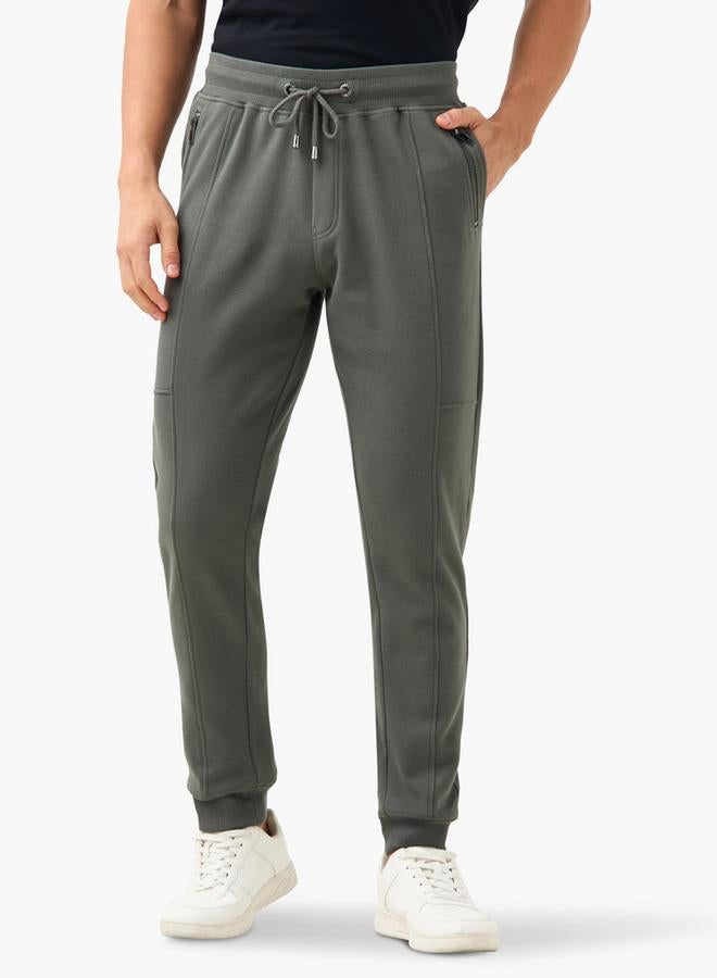Iconic Flexi Waist Joggers with Drawstring Closure - Image 1