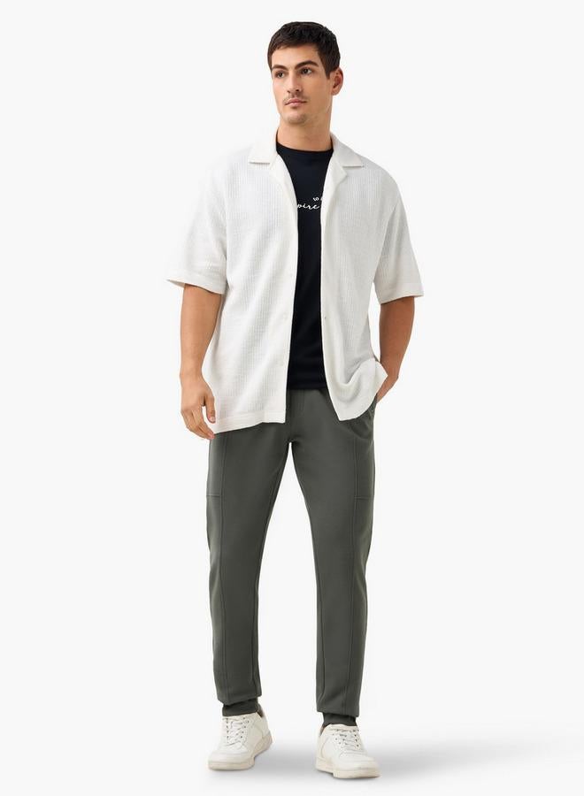 Iconic Flexi Waist Joggers with Drawstring Closure - Image 2