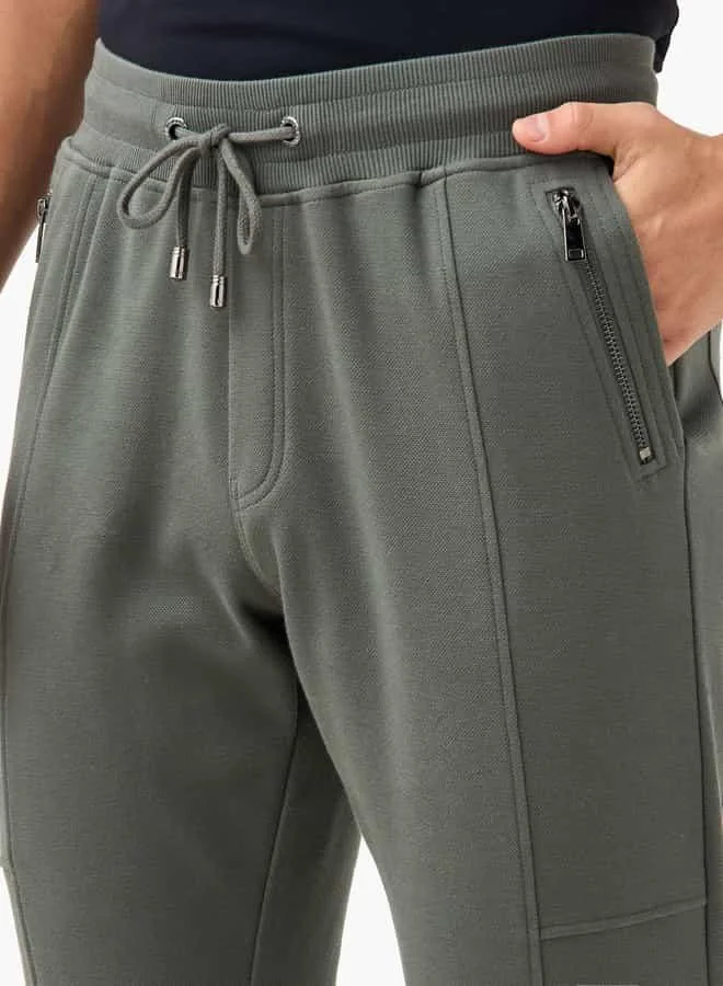 Iconic Iconic Flexi Waist Joggers with Drawstring Closure