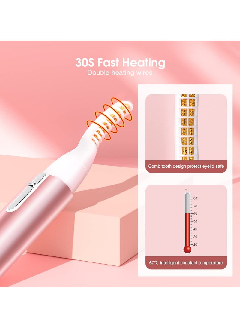 Battery-Powered Electric Heated Eyelash Curler for Effortless, Natural Curls, Quick and Painless Beauty Tool for Women - Image 5