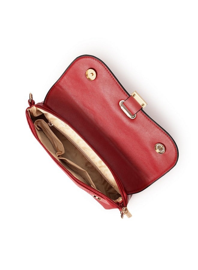 Fastrack Solid Structured Sling Bag for Women, Girls and Ladies | with Top Zipper and Detachable Sling Straps | Ladies Purse Handbag | Slings for Casual Carry - Image 5