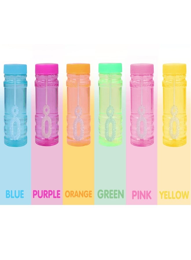 YouCute Bubbles 24 Pack Party Favor for Kids Bulk Bubble Solution Blowing Wand 2 Dozen Party Supplies Outdoor Toys Wedding Party Christmas Celebration Birthday Fun Gift - Image 2