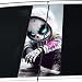Dreothy 1 Pair Halloween Cars Body Horror Sticker Horror Car Center Pillar DecalsScary Skull Panda Killer Face Peeking Door Window BPillar Decoration 11in1889in Skeleton Child - Image 2