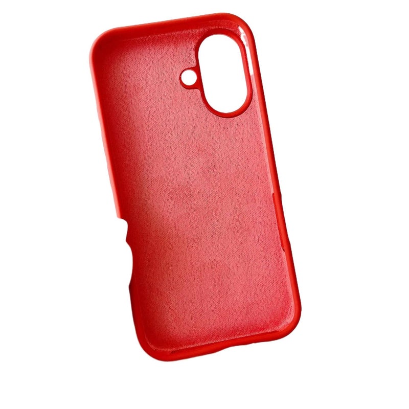 MS Silicone MagSafe Case for iPhone 12 with Strong Magnetic and Skin Feel plus Liquid Silicone plus Lanyard in Pink - Image 5