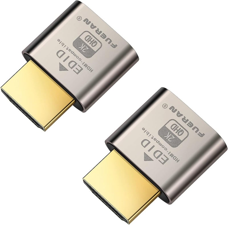 فييران قابس HDMI DDC EDID وهمي Headless Ghost Display Emulator (مناسب للرأس-1920x1080@60Hz-2Pack) - Image 1