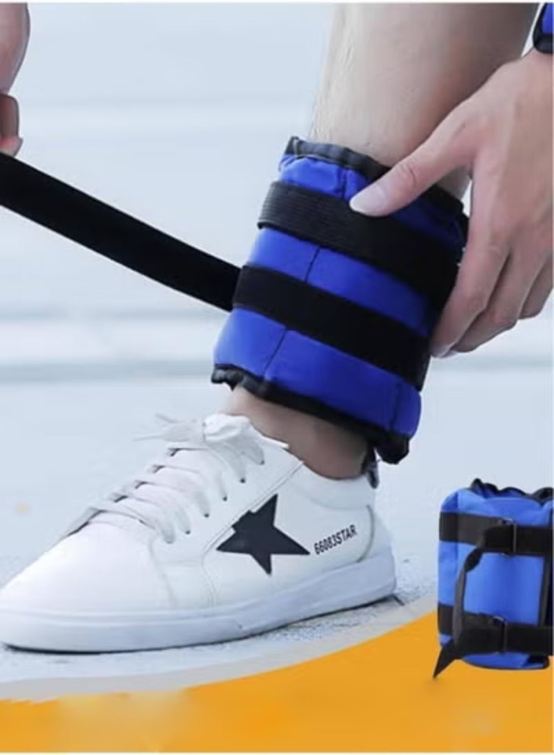 Festive Gallery Adjustable Ankle Weights for Women and Men, Ankle Wrist Weight Durable Practical Hands or Feet Wear Resistant, Walking Jogging Gymnastics Aerobics Enthusiasts Muscle Training (1 kg x 2Nos)  - Image 1