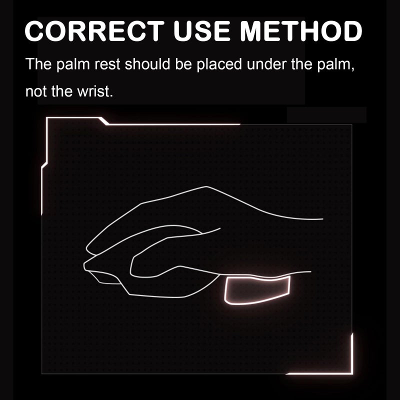 EYSOFT Ergonomic Gliding Palm Rest, Wrist Rest Pad,Sliding Wrist Pad That Moves with Mouse, Designed for Carpal Tunnel Syndrome, Support for Office, Computer, Laptop, Mac, Lightweight with 4 Scroll Wheel - Image 2