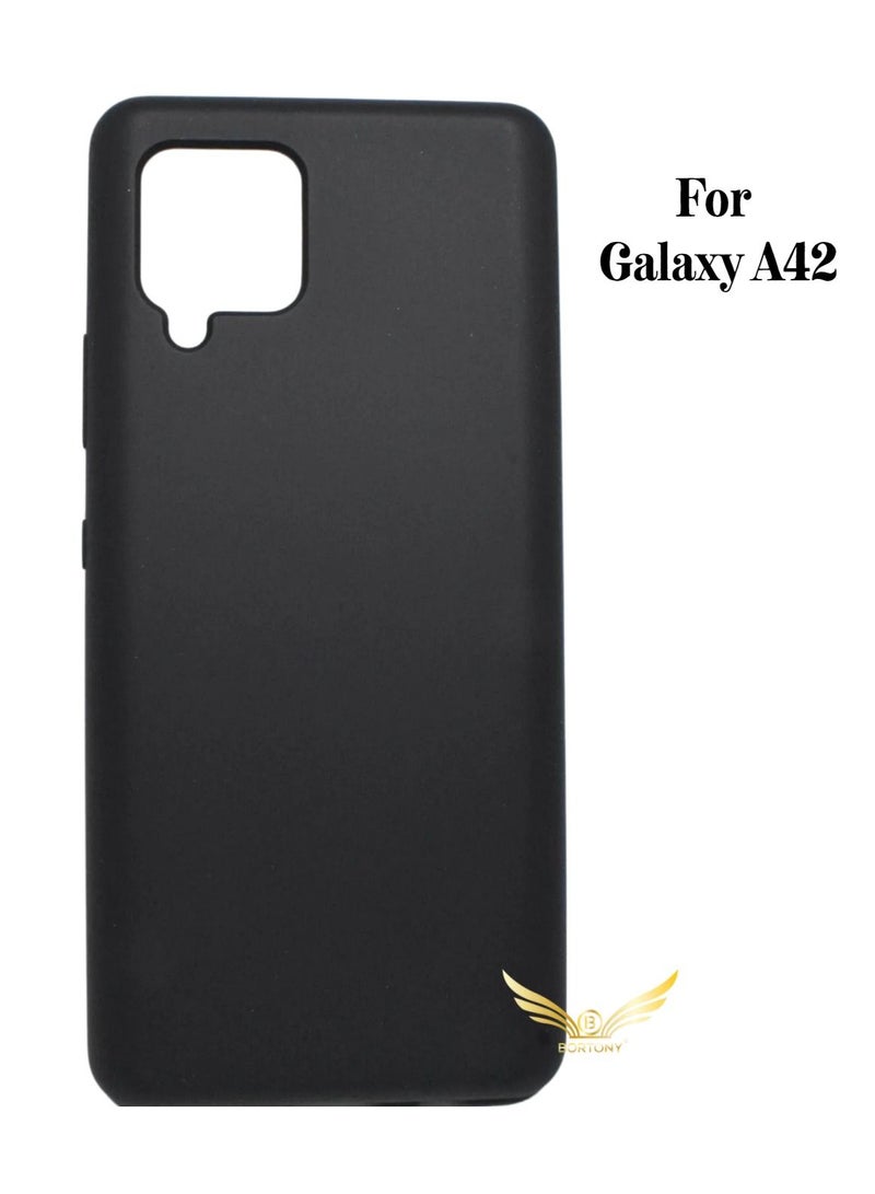 BORTONY Silicone Protective Case Cover for Samsung Galaxy A42 - Image 1