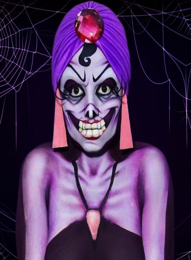 Mysense Purple Face Body Paint,Water Based Washable Face Paint,Non-toxic Cream Body Paint for Adults and Children Halloween Costume Cosplay SFX Zombie Vampire Witch Makeup,0.6oz - Image 5