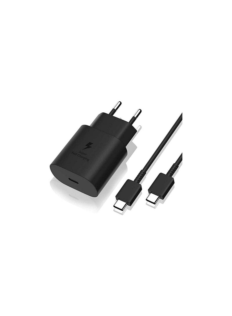 25W Travel Adapter Type-C Black - Image 1