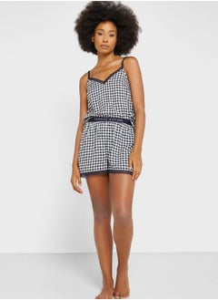 Logo Band Printed Shorts