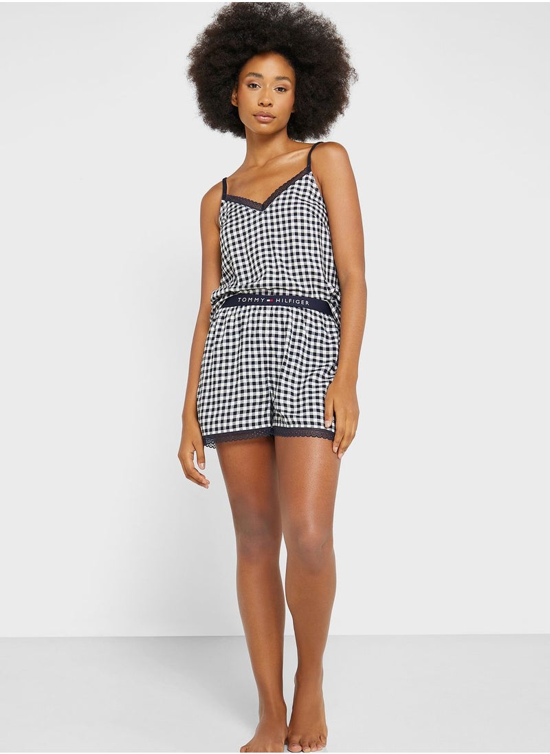 TOMMY HILFIGER - Logo Band Printed Shorts - Image 1