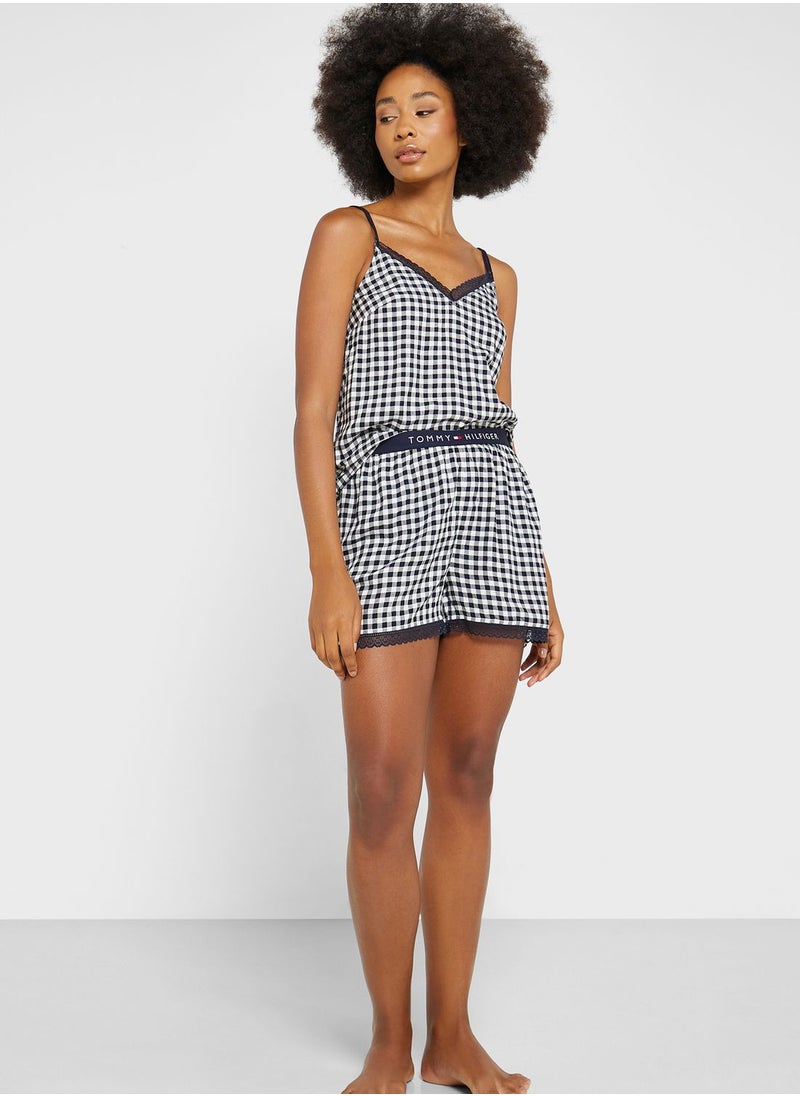 TOMMY HILFIGER - Logo Band Printed Shorts - Image 1