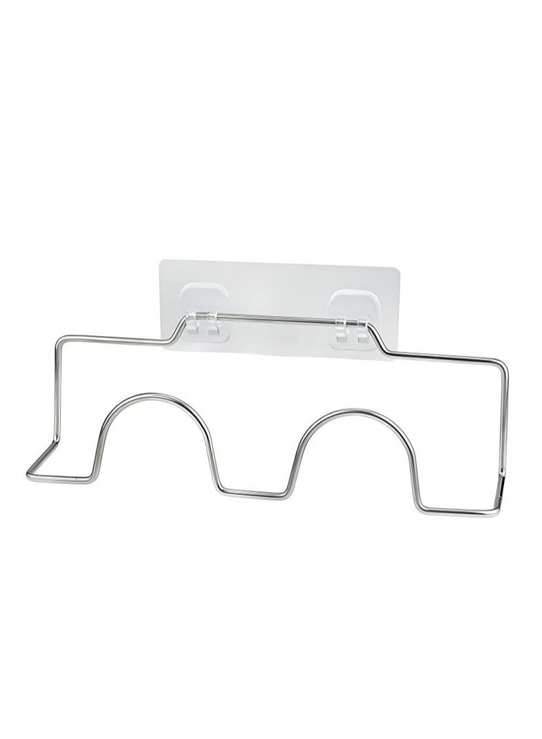 Cool Baby COOLBABY Stainless Steel Slipper Rack Perforation-free Bathroom Door Rear Toilet Slipper Hanging Rack Storage Shoe Rack Bathroom Storage Rack（5PCS） - Image 1