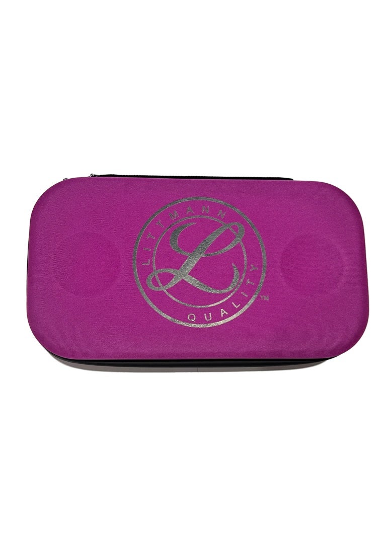 3M Littmann 3M rose red stethoscope storage bag, portable Littmann customized protective box, shock resistant, pressure resistant, and splash proof