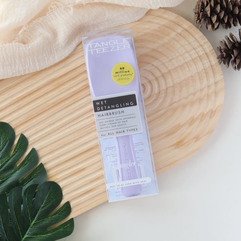 Tangle Teezer Ultimate Detangler Brush for Wet & Dry Hair, Eliminates Knots & Reduces Breakage for Straight to Wavy Hair Types