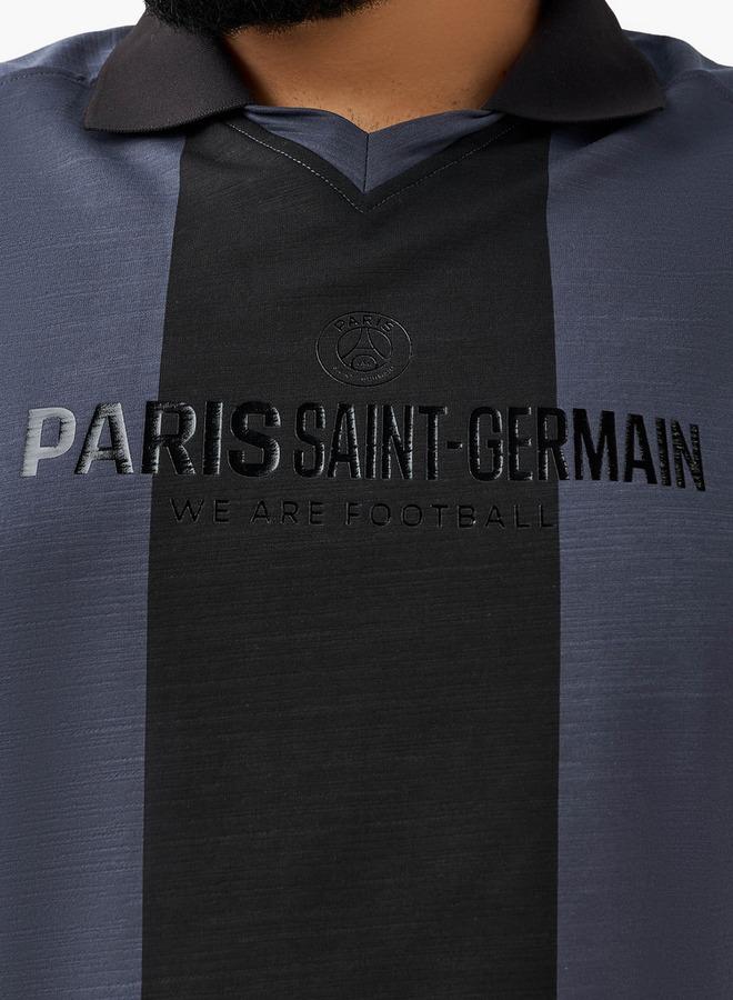Maxim Men Regular Fit Collared Short Sleeve Paris Saint Germain Print Polo T shirt - Image 5