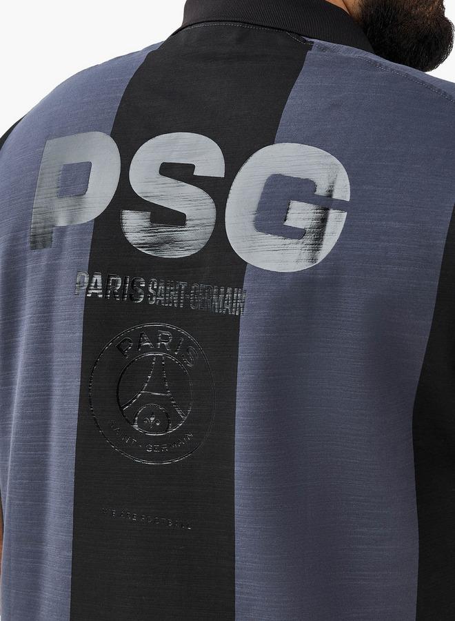 Maxim Men Regular Fit Collared Short Sleeve Paris Saint Germain Print Polo T shirt - Image 4