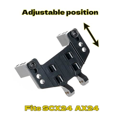 RampCrab Servo Mount Bracket for SCX24 AX24 Adjustable Mount for 124 RC Car Steering Servo Upgrade Parts for Axial AX24 SCX24 Bronco Deadbolt JLU Gladiator C10 Dodge Power Wagon - Image 5