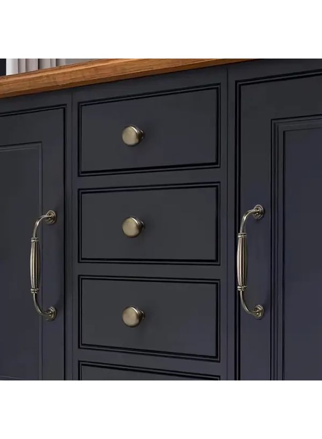 Bronze 4pcs Solid Metal Handles 96mm Hole Spacing For Drawers Cabinets - Image 4
