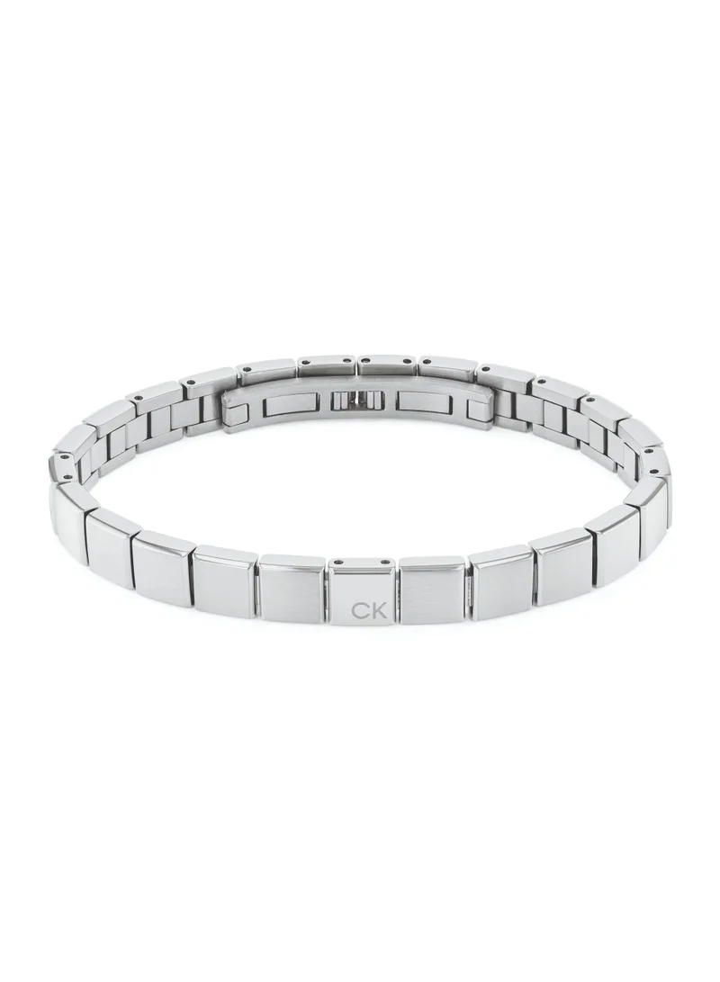 كالفن كلاين Calvin Klein Men's Silver Link Bracelets - 35000488