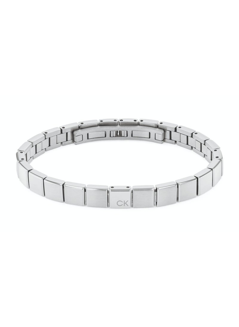 CALVIN KLEIN - Calvin Klein Men's Silver Link Bracelets - 35000488 - Image 1