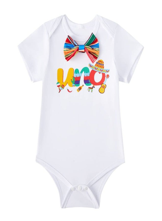 Okbebe Baby Boy Fiesta 1st First Cinco De Mayo Birthday Outfit Infant Birthday Uno Clothes Short Set (muticolor, 18-24 Months) - Image 2