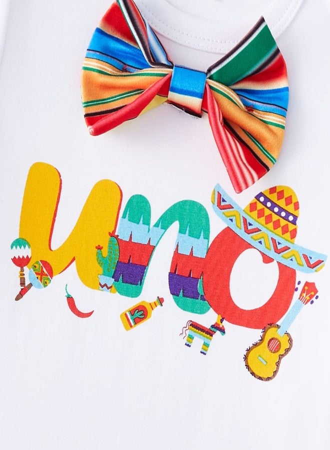 Okbebe Baby Boy Fiesta 1st First Cinco De Mayo Birthday Outfit Infant Birthday Uno Clothes Short Set (muticolor, 18-24 Months) - Image 4