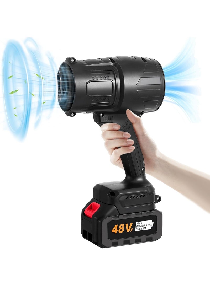 منفاخ هواء توربيني لاسلكي فائق القوة 38000RPM – منفاخ تنظيف محمول ببطارية ليثيوم متعددة السرعات - Image 1