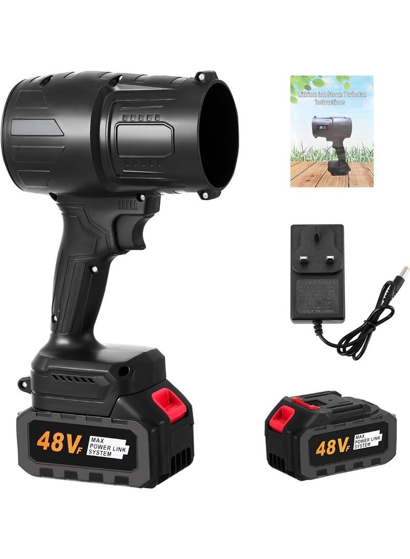 منفاخ هواء توربيني لاسلكي فائق القوة 38000RPM – منفاخ تنظيف محمول ببطارية ليثيوم متعددة السرعات - Image 3