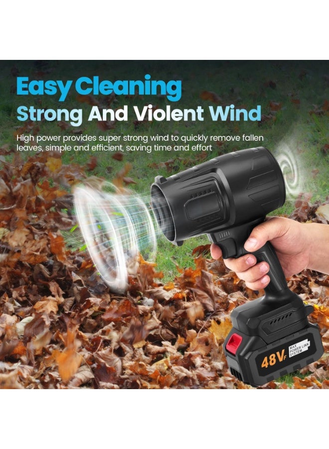 منفاخ هواء توربيني لاسلكي فائق القوة 38000RPM – منفاخ تنظيف محمول ببطارية ليثيوم متعددة السرعات - Image 5