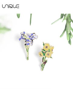 Unique Brooch - Sunflower Brooch - Iris Pin - Fashion Simple - Sweaters, Shirt Jackets, Backpack Accessories, DIY Crafts  - Image 5
