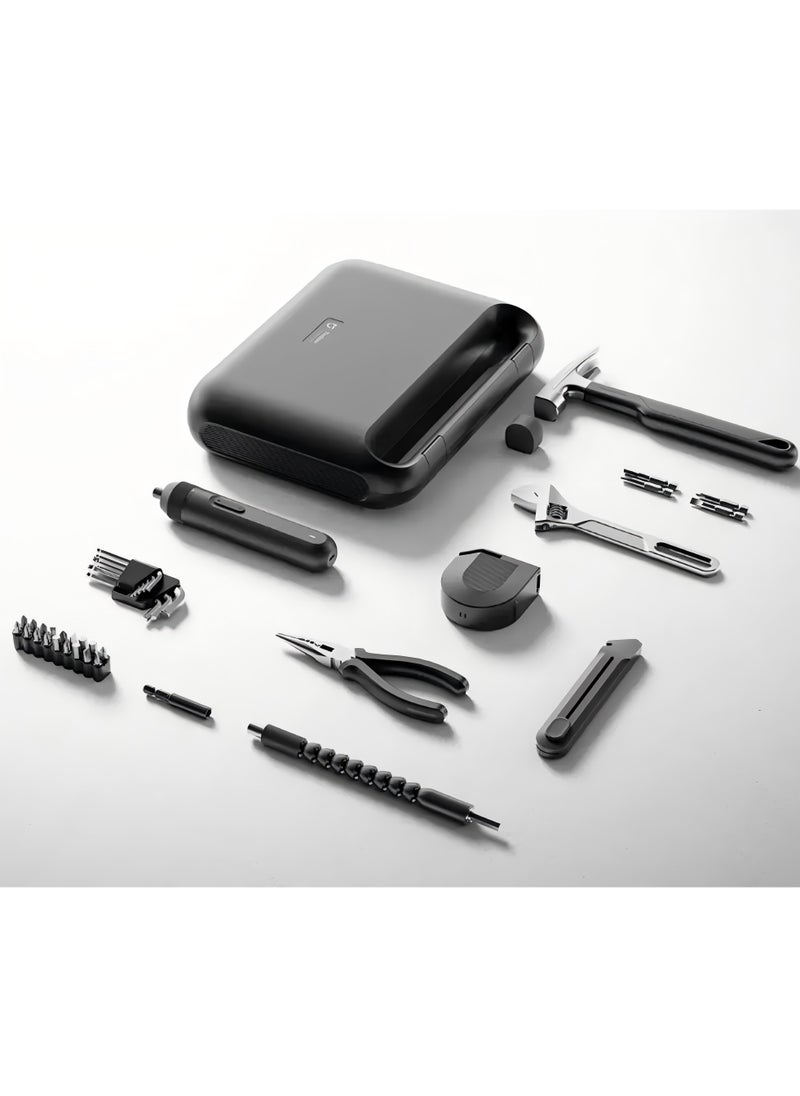 Xiaomi Mijia Toolbox Set Hardware Repair Pliers Hammer Measuring Tape Measure Electric Screwdriver Portable Tool Combination  - Image 2