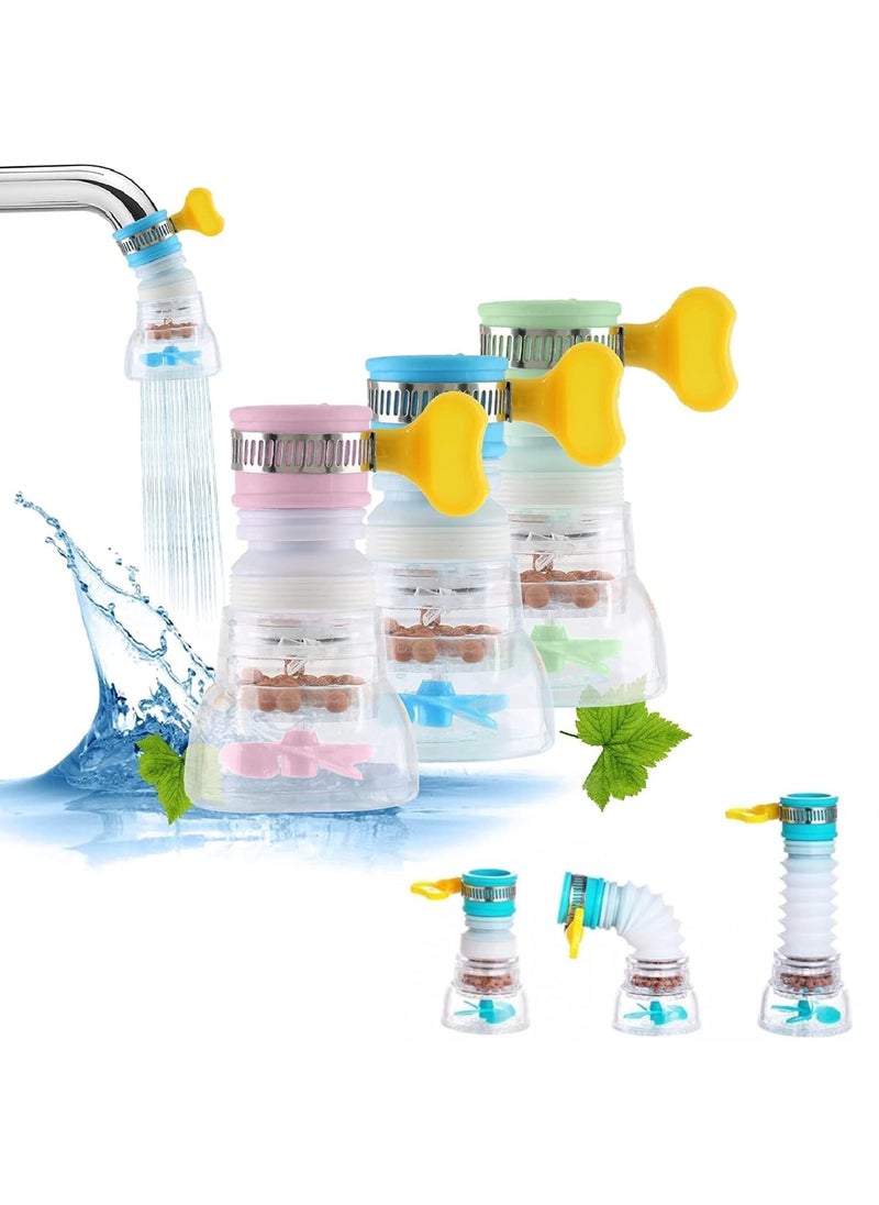 Prostuff.in Prostuffin Kitchen Tap Extension Flexible Sink Faucet Expandable Water Tap Filter Shower Head Rotatable Nozzle Adapter for Sink Tap Accessories Items Tools Smart Gadgets Multicolor 1 Pcs  - Image 1