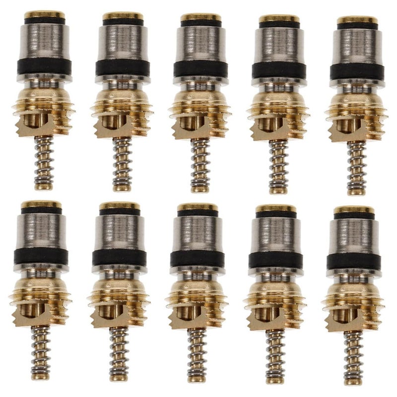 Car Ac Valve Core Needle Set 10pcs For R134a High Low Pressure Replacement - Image 2