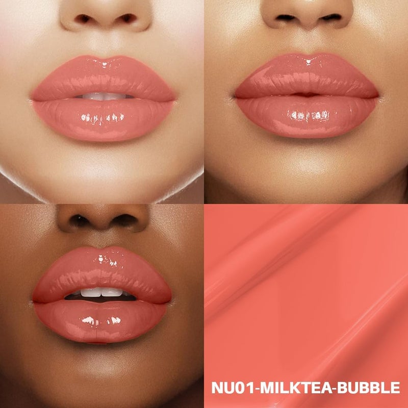 Watery Transferproof Lip Cream – NU01 Milktea Bubble | Lightweight Matte Liquid Lipstick | Long-Lasting, Non-Sticky, Fade-Resistant, Kiss-Proof Formula for All-Day Wear 2gm - Image 2
