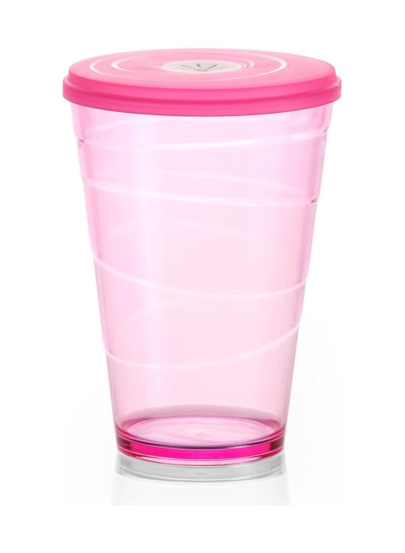 tescoma كوب تسكوما مع غطاء 400 مل، وردي مايدرينك